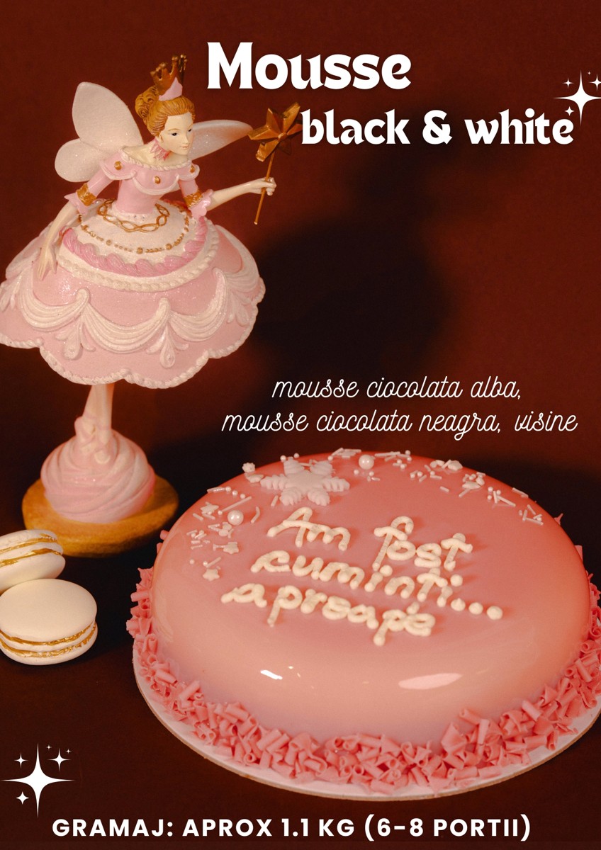 Mousse black & white